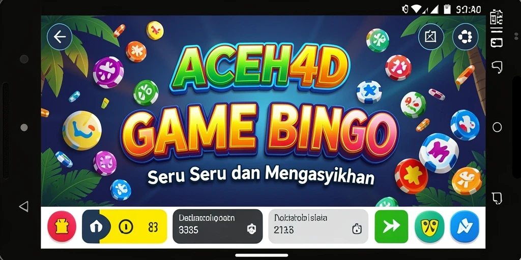 Tampilan menarik dari gameplay Bingo di ACEH4D