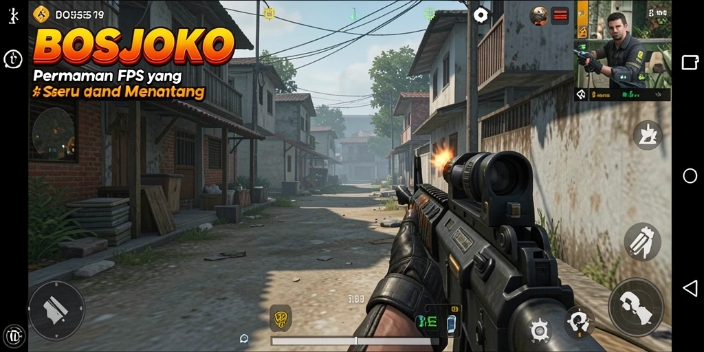 Tangkapan layar dari gameplay seru BOSJOKO yang penuh aksi.