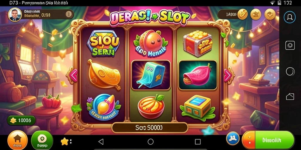 Screenshot gameplay D73 yang seru dan memikat.