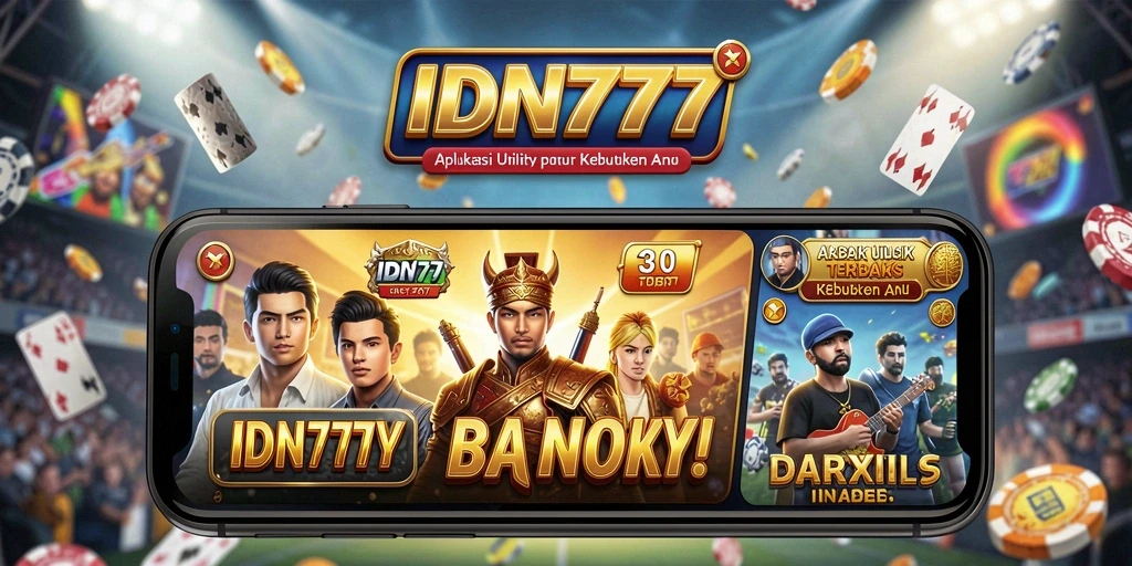 Tampilan utama IDN777 dengan fitur unik untuk meningkatkan efisiensi.