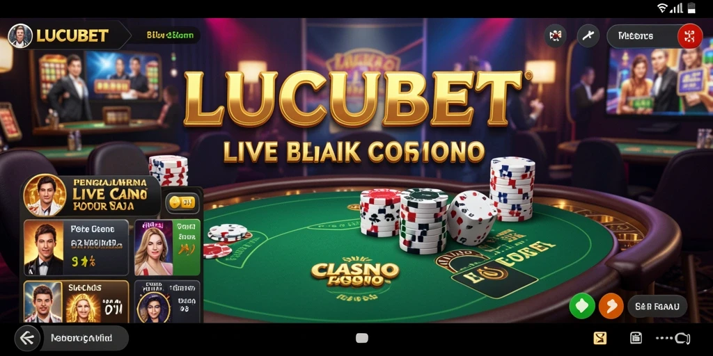 Tampilan gameplay LUCUBET yang dinamis dan menarik.