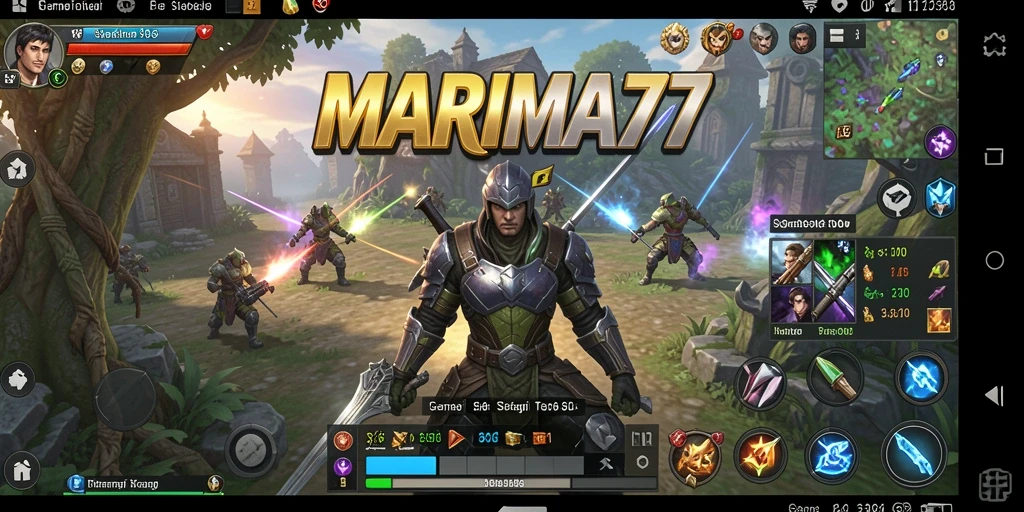Gameplay seru dan menantang dalam MARIMA77