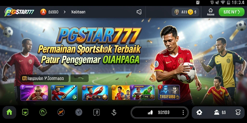 Tampilan gameplay seru dari PGSTAR777 dalam menyajikan taruhan olahraga.