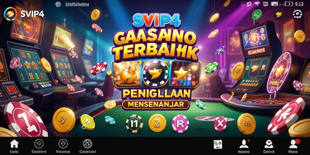 Tangkapan layar dari gameplay SVIP4 yang menampilkan keseruan permainan Kasino.