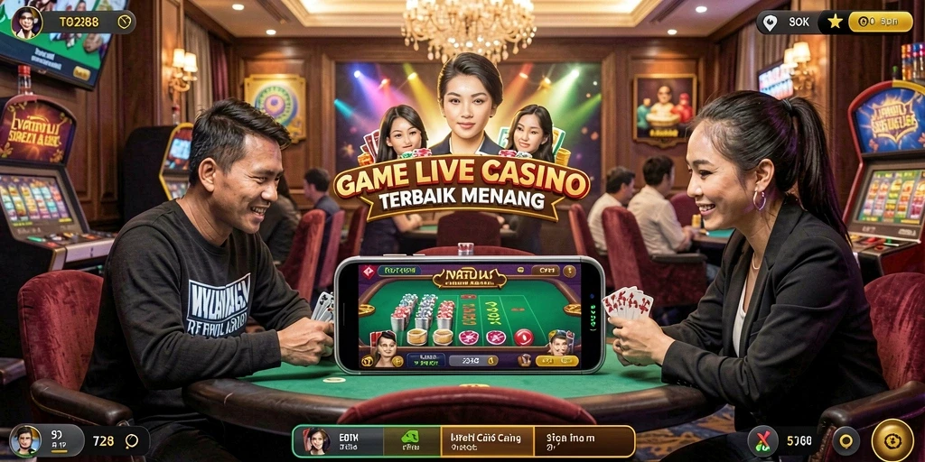 Gameplay Live Casino yang mengasyikkan di TO288 dengan dealer langsung.