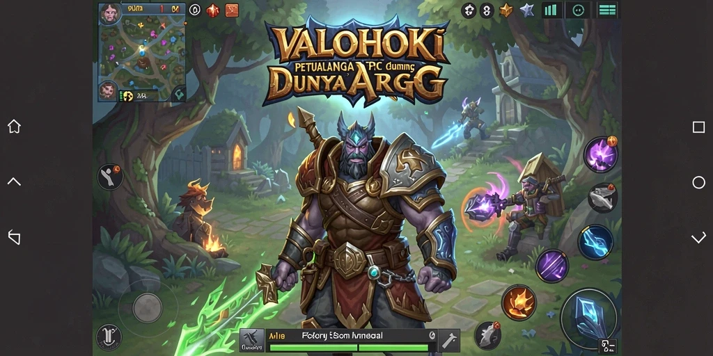 Screenshot utama VALOHOKI menampilkan aksi pertarungan epik dalam dunia ARPG.
