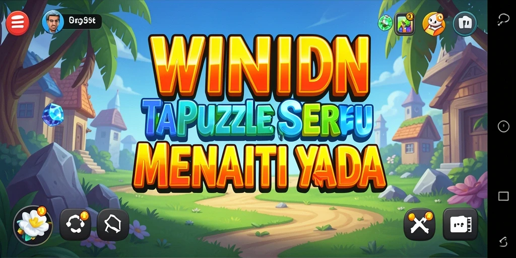 Screenshot gameplay menunjukkan tantangan puzzle yang menarik dan menantang.